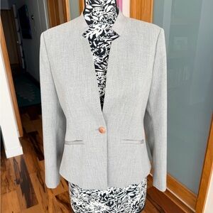 Ted Baker Elegant Gray Blazer